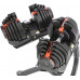 HMS Dumbbells SR80 stalowe 2 x 40 kg + stojak STR10