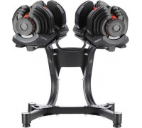 HMS Dumbbells SR80 stalowe 2 x 40 kg + stojak STR10