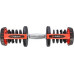HMS Dumbbells SR80 stalowe 2 x 40 kg + stojak STR10