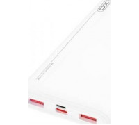 XO POWERBANK PR126 10000 MAH PD QUICK CHARGE 4.0 BIAŁY standard