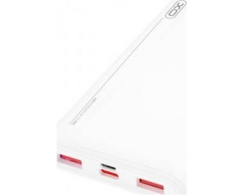 XO POWERBANK PR126 10000 MAH PD QUICK CHARGE 4.0 BIAŁY standard