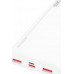 XO POWERBANK PR126 10000 MAH PD QUICK CHARGE 4.0 BIAŁY standard