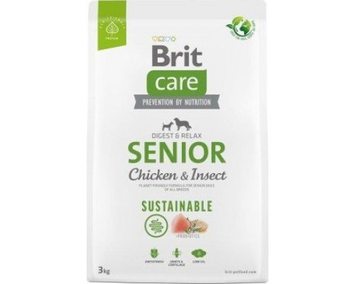 Brit Brit Care Dog Sustainable Senior Chicken Insect 3kg