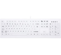 Cherry CHERRY AK-C8100F-U1-W/US klawiatura USB QWERTY US English Biały