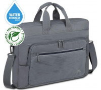 RivaCase do notebooka 15,6"-16" RivaCase ECO Alpendorf 7531, gray, from ecological, waterproof material from recycling (rPET)
