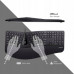 Perixx Perixx PERIDUO-505B, DE, wired USB ergonomic split keyboard and vertical mouse combo, black