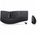 Perixx Perixx PERIDUO-606A DE, 3-in-1 keyboard and mouse set, wireless, ergon., black