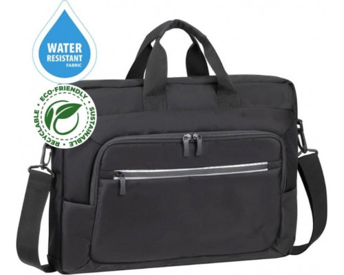 RivaCase do notebooka 15,6"-16" RivaCase ECO Alpendorf 7531, black, from ecological, waterproof material from recycling (rPET)