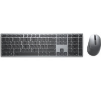 Dell DELL KM7321W keyboard RF Wireless + Bluetooth mouse included QWERTY US English Gray, Tytan