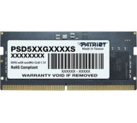 Patriot PATRIOT DDR5 8GB SIGNATURE 5600MHz SO-DIMM 1Rx4