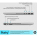 Laptop HP HP Envy 15 x360 i5-1240P 15,6"FHD 250nits IPS 16GB DDR4 3200 SSD512 Intel Iris Xe Graphics Win11 Silver