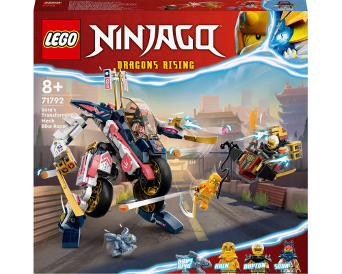 LEGO NINJAGO® Sora's Transforming Mech Bike Racer (71792)