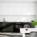 Globalo kuchenny Floweri 60.2 White