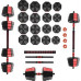 HMS Dumbbells SGK30 bituminous 2 x 15 kg