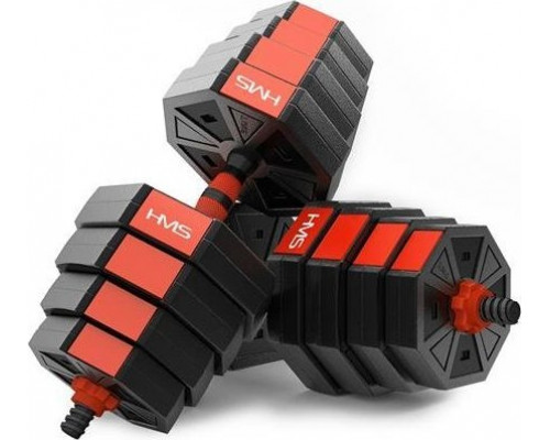 HMS Dumbbells SGK30 bituminous 2 x 15 kg