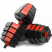HMS Dumbbells SGK30 bituminous 2 x 15 kg