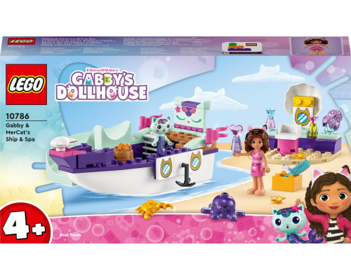 LEGO Gabby's Dollhouse Statek i spa Gabi i Syrenkotki (10786)