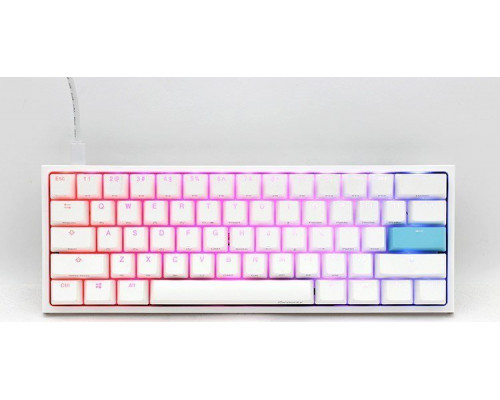Ducky Ducky One 2 Pro Mini White Edition Gaming Tastatur, RGB LED - Gateron Yellow