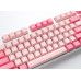 Ducky Ducky One 3 Gossamer Pink Gaming Tastatur - MX-Silent-Red