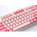 Ducky Ducky One 3 Gossamer Pink Gaming Tastatur - MX-Silent-Red