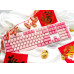 Ducky Ducky One 3 Gossamer Pink Gaming Tastatur - MX-Silent-Red