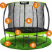 Garden Trampoline Neo-Sport NS-10C221 With inner mesh 10 FT 312 cm