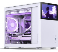 Jonsbo Jonsbo D31 Screen Micro-ATX Case, Tempered Glass - white