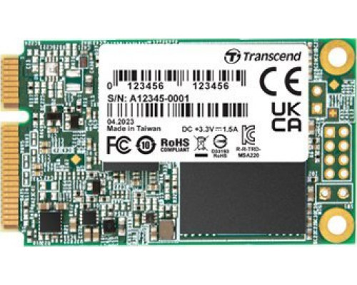 SSD 128GB SSD Transcend 220S 128GB 2.5" Micro SATA (TS128GMSA220S)