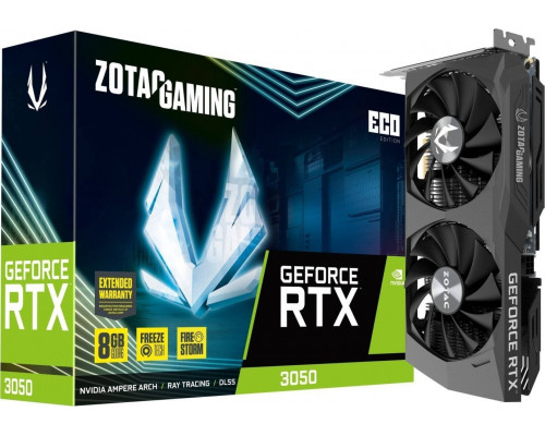 *RTX3050 Zotac Gaming GeForce RTX 3050 Eco 8GB GDDR6 (ZT-A30500K-10M)