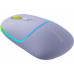 Canyon CANYON MW-22, 2 in 1 Wireless optical mouse with 4 buttons,Silent switch for right/left keys,DPI 800/1200/1600, 2 mode(BT/ 2.4GHz), 650mAh Li-poly battery,RGB backlight,Mountain lavender, cable length 0.8m, 110*62*34.2mm, 0.085kg