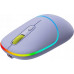 Canyon CANYON MW-22, 2 in 1 Wireless optical mouse with 4 buttons,Silent switch for right/left keys,DPI 800/1200/1600, 2 mode(BT/ 2.4GHz), 650mAh Li-poly battery,RGB backlight,Mountain lavender, cable length 0.8m, 110*62*34.2mm, 0.085kg