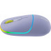 Canyon CANYON MW-22, 2 in 1 Wireless optical mouse with 4 buttons,Silent switch for right/left keys,DPI 800/1200/1600, 2 mode(BT/ 2.4GHz), 650mAh Li-poly battery,RGB backlight,Mountain lavender, cable length 0.8m, 110*62*34.2mm, 0.085kg