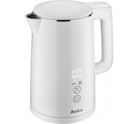 Amica elektryczny Amica KF 6011 1,5l 2200 W Wyświetlacz LED Strix White