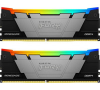 Kingston Fury Renegade RGB, DDR4, 16 GB, 3200MHz, CL16 (KF432C16RB2AK2/16) Kingston Fury Renegade RGB, DDR4, 16 GB, 3200MHz, CL16 (KF432C16RB2AK2/16)