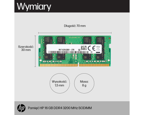 HP Pamięć 16GB DDR4 3200 8C4X9AA