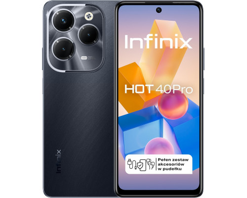 Infinix Hot 40 Pro 8/256GB Black  (INFINIXHOT40PROBLACK)