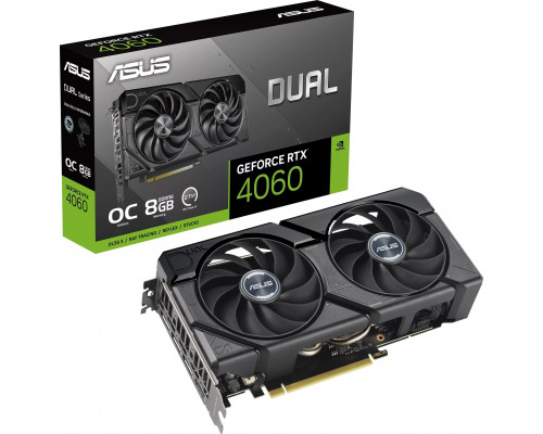 *RTX4060 Asus Dual GeForce RTX 4060 EVO OC 8GB GDDR6 (DUAL-RTX4060-O8G-EVO)