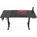 Gaming galds Ultradesk Level V2 RED Black 140 cmx68 cm Czerwona podkładka