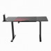 Gaming galds Ultradesk Level V2 RED Black 140 cmx68 cm Czerwona podkładka