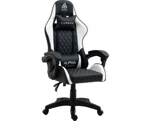Alpha Gaming Carbon White Porządny