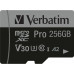 SD  Verbatim Pro MicroSDXC 256 GB Class 10 UHS-I/U3 A2 V30 (47045)