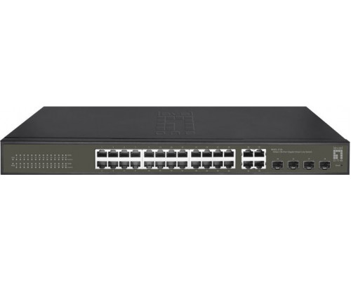 Switch LevelOne LevelOne GES-2128    L2 Gigabit Ethernet (10/100/1000) Black