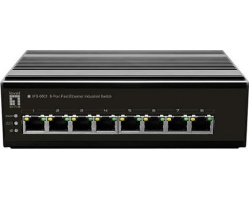 Switch LevelOne LevelOne IFS-0801     Fast Ethernet (10/100) Black