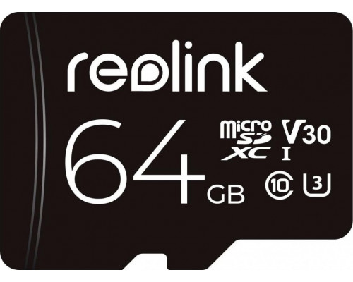 SD  Reolink MicroSDHC 64 GB UHS-I/U3 A2 V30 (64GB-Micro-SD-card)