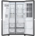 LG InstaView ™ ThinQ™ GSXV91MCAE American Fridge Freezer Freestanding American door Black LED Touch LED