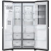 LG InstaView ™ ThinQ™ GSXV91MCAE American Fridge Freezer Freestanding American door Black LED Touch LED