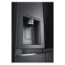 LG InstaView ™ ThinQ™ GSXV91MCAE American Fridge Freezer Freestanding American door Black LED Touch LED