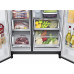 LG InstaView ™ ThinQ™ GSXV91MCAE American Fridge Freezer Freestanding American door Black LED Touch LED