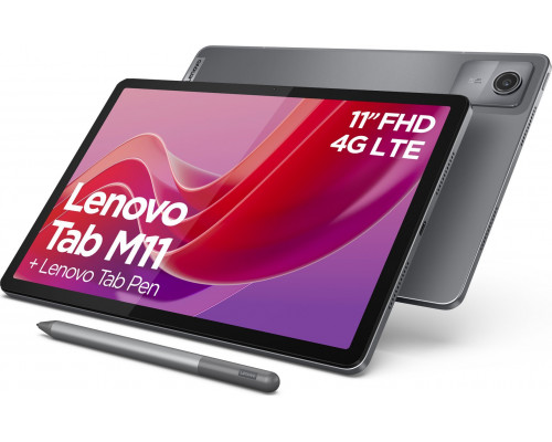 Lenovo Lenovo | Tab | M11 11 | 11 " | Luna Grey | IPS | 1920 x 1200 pixels | MediaTek Helio G88 | 8 GB | Soldered LPDDR4x | 128 GB | 4G | Wi-Fi | Front camera | 8 MP | Rear camera | 8 MP | Bluetooth | 5.1 | Android | 13 | Warranty 24 month(s)