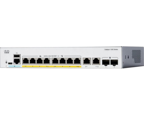 Switch Cisco Cisco C1200-8FP-2G    L2/L3 Gigabit Ethernet (10/100/1000) White